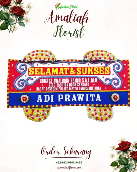 Papan Bunga Ucapan Selamat Trimodadi